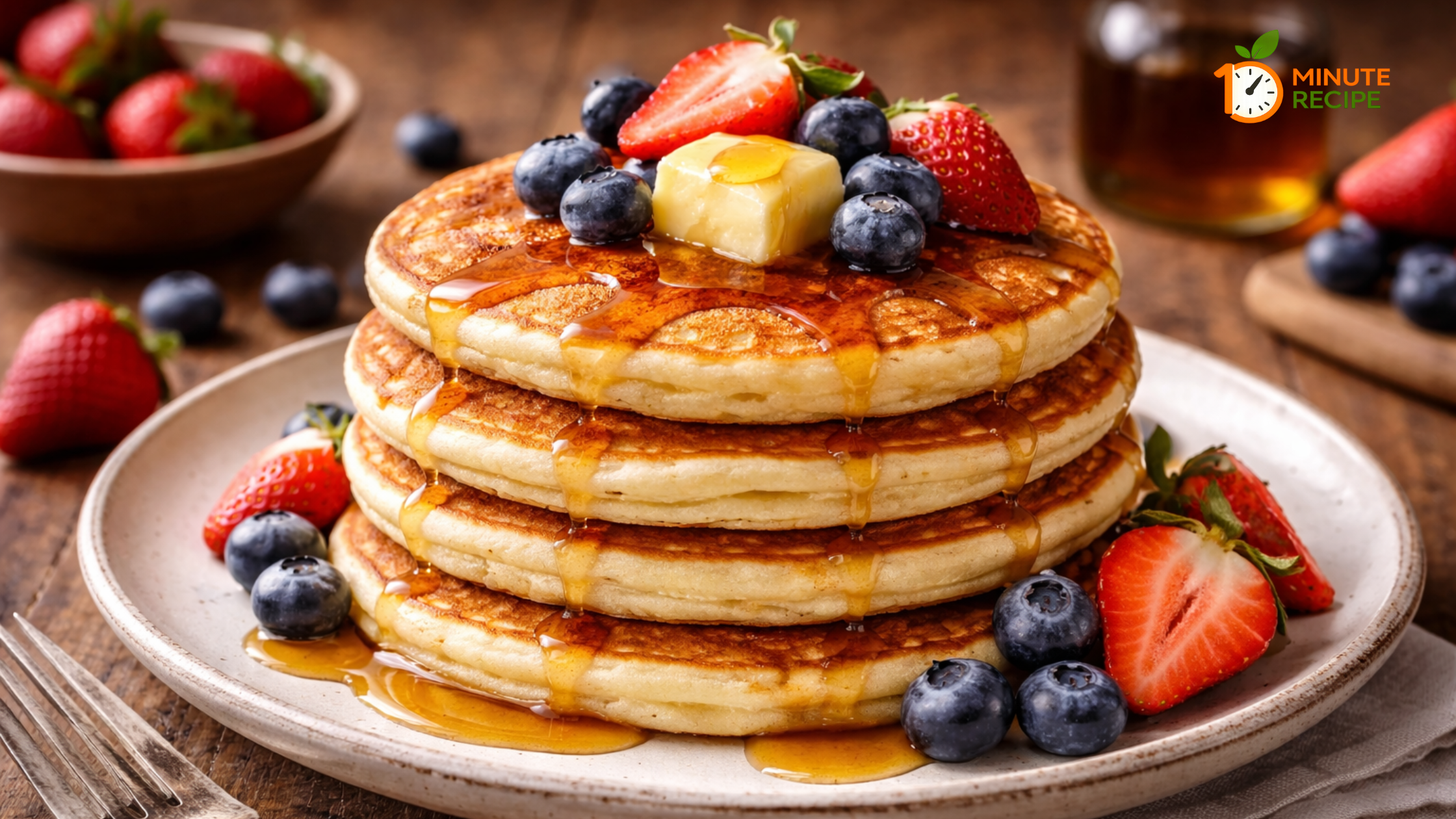 Easy Fluffy Pancake Recipe From Scratch